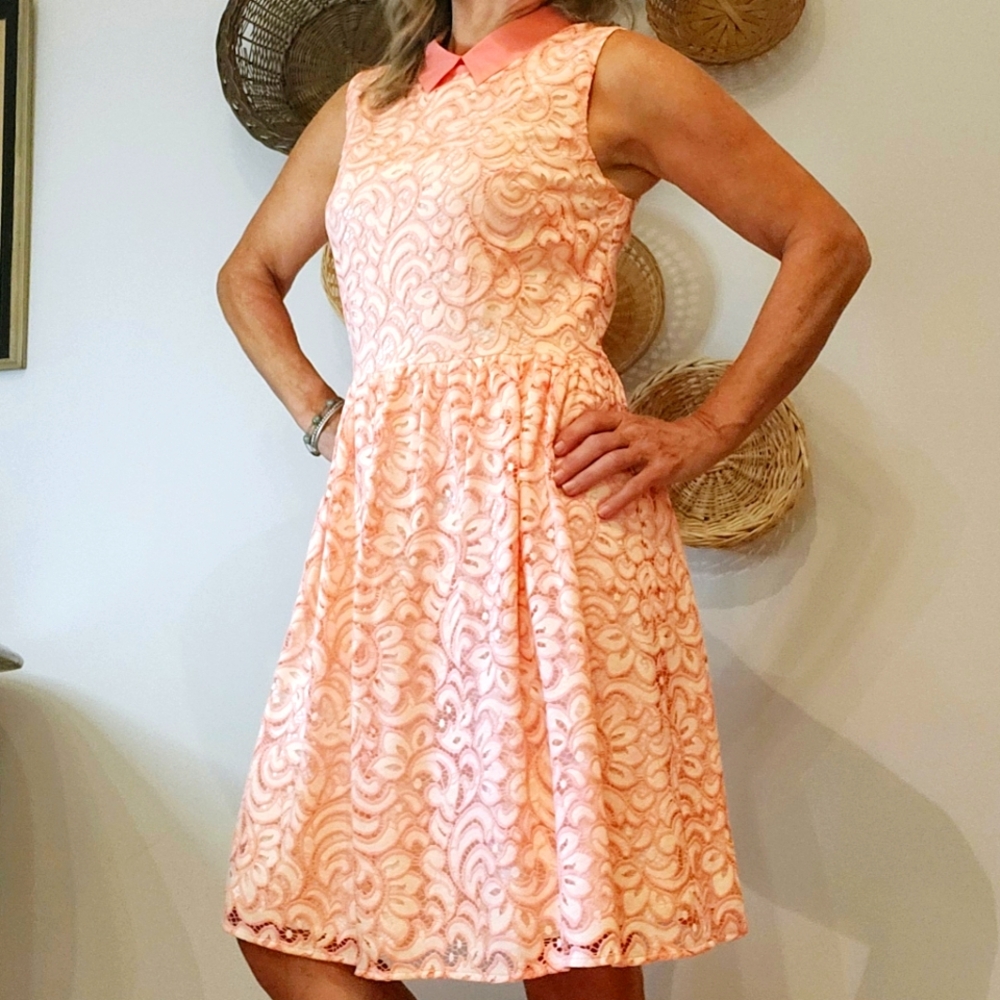 Betsey Johnson Peter Pan Vollar Dress